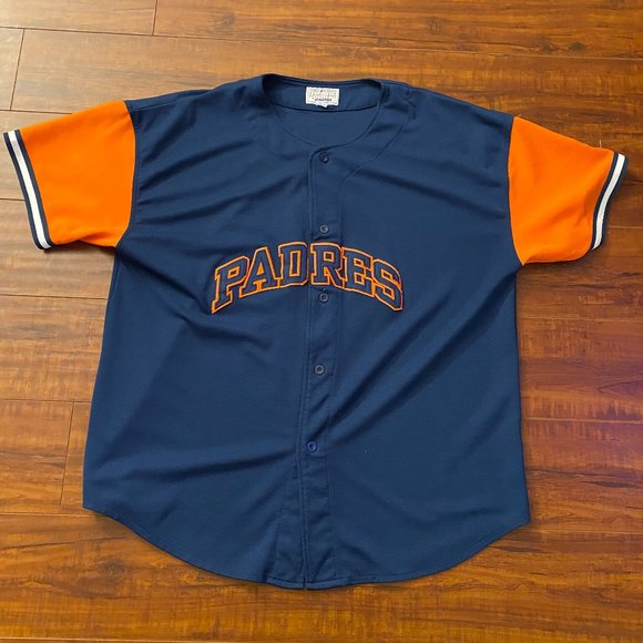 padres blue and orange jersey
